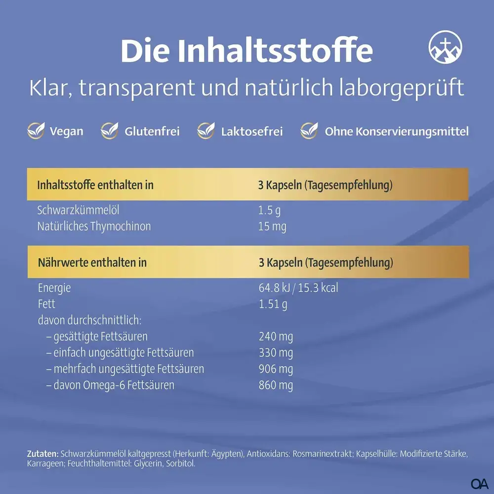 Alpinamed® Schwarzkümmelöl forte Kapseln