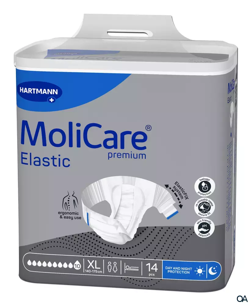 MoliCare® Premium Elastic 10 Tropfen Inkontinenz-Slip Extra Large MoliCare® Premium Elastic 10 Tropfen Inkontinenz-Slip Extra Large