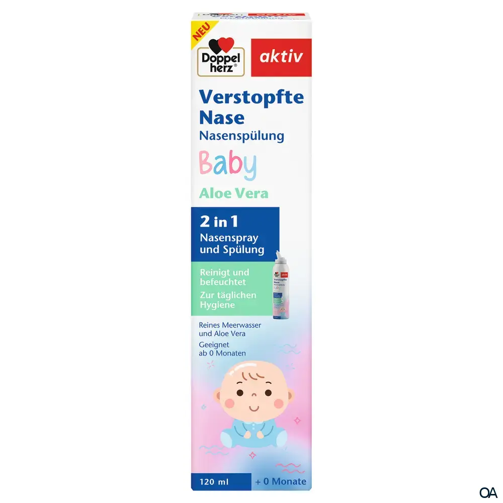 Doppelherz aktiv Verstopfte Nase Nasenspülung Baby