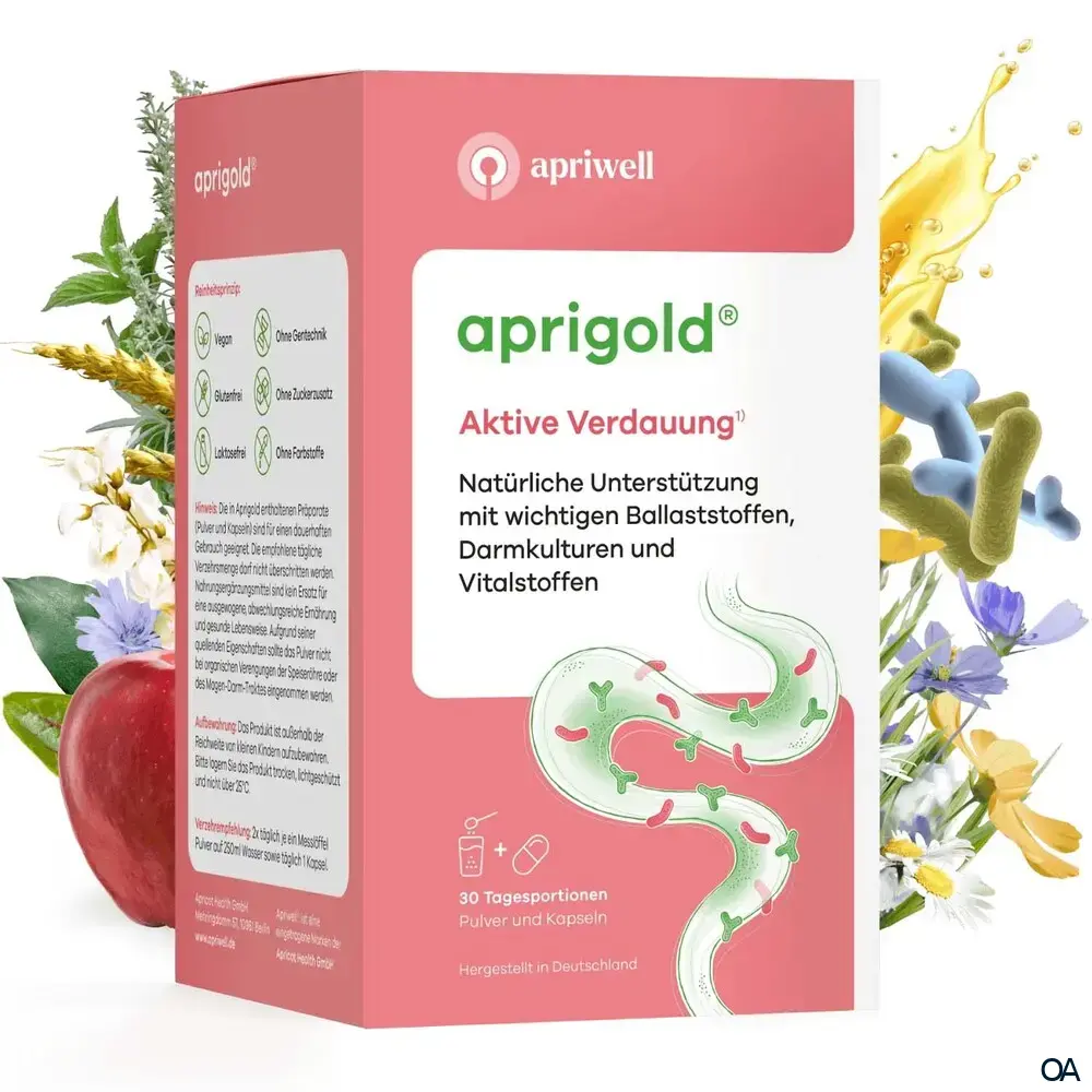 apriwell aprigold® Pulver und Kapseln