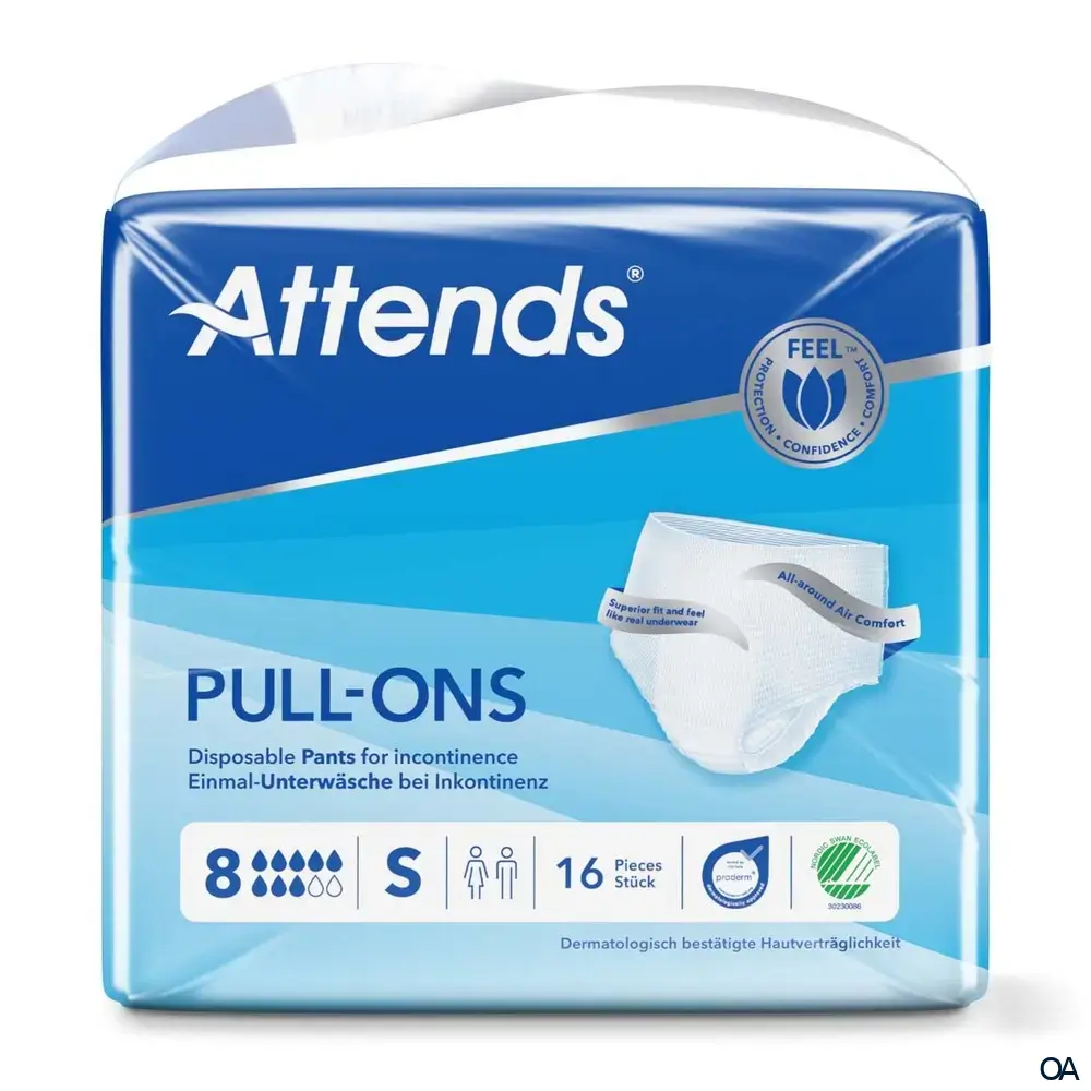 Attends Pull-Ons 8 S - Einmal-Unterwäsche bei Inkontinenz Attends Pull-Ons 8 S - Einmal-Unterwäsche bei Inkontinenz