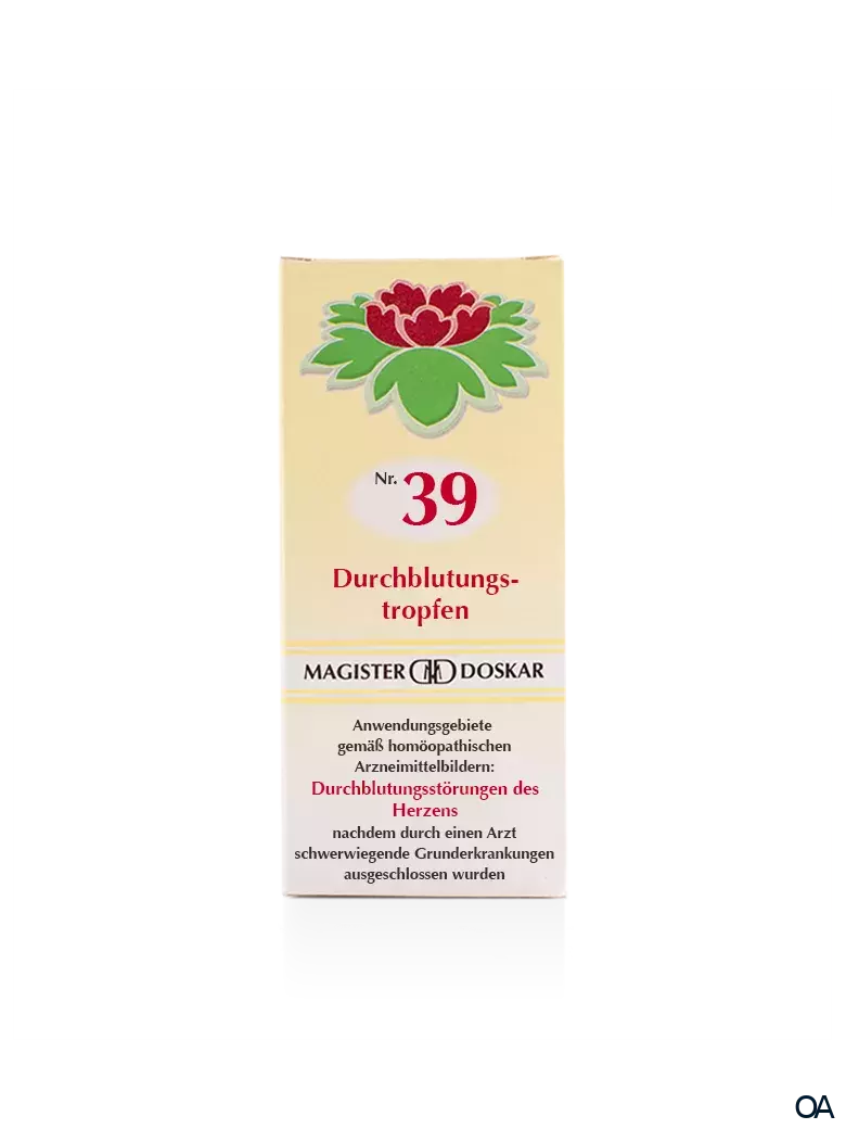 Doskar Tropfen Nr. 39 - Angina pectoris Tropfen