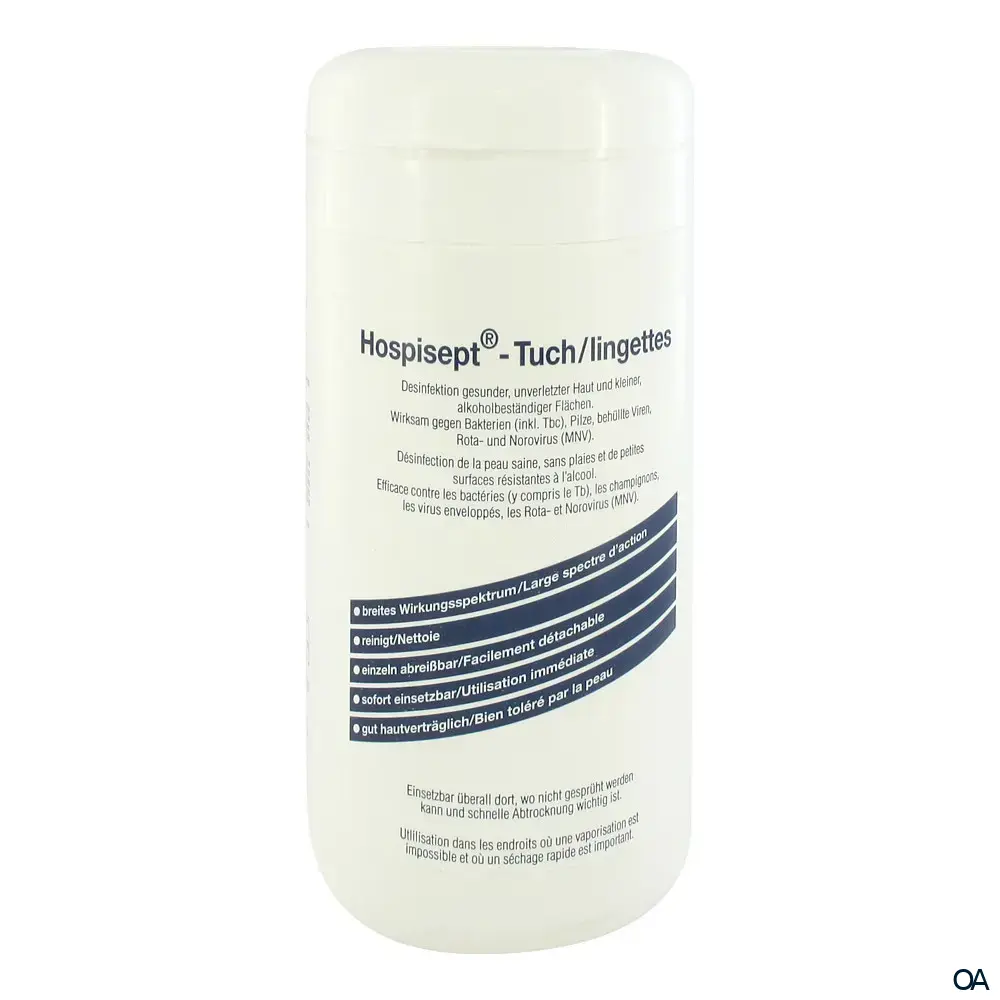 Lysoform Hospisept® Tücher Wischdesinfektion von Medizinprodukten