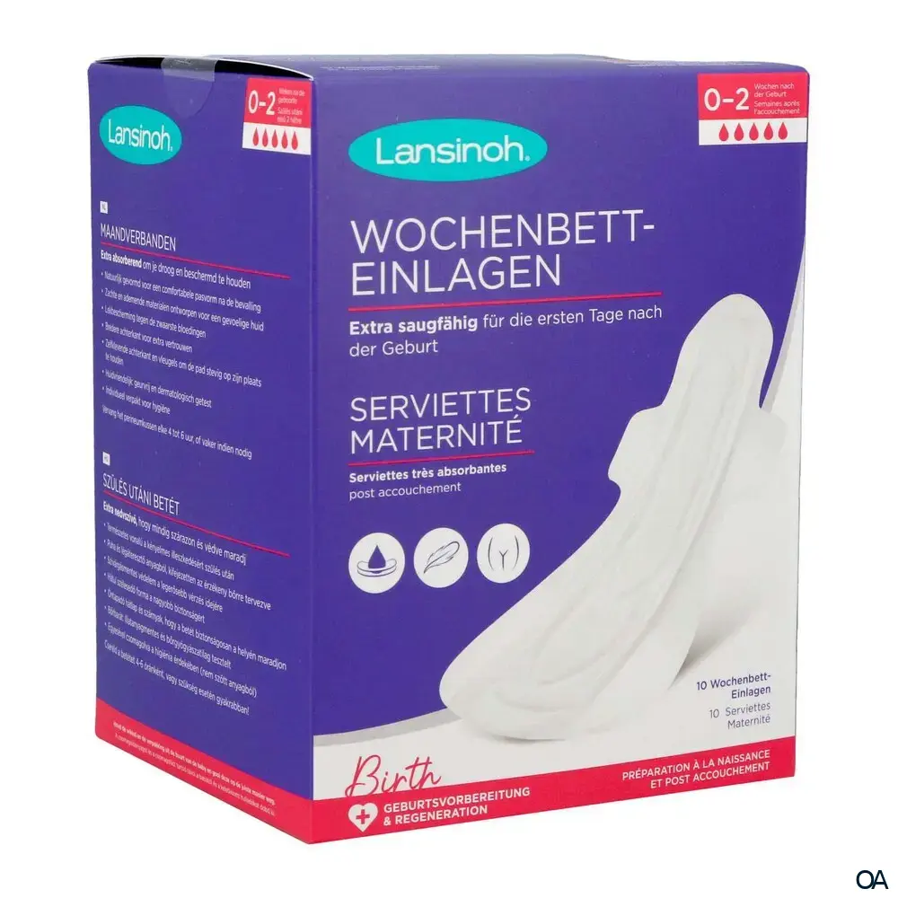 Lansinoh® Wochenbett-Einlagen (Wochen 0-2) L Lansinoh® Wochenbett-Einlagen (Wochen 0-2) L