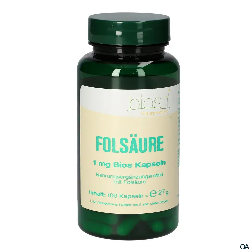 Bios Folsäure 1 mg Kapseln