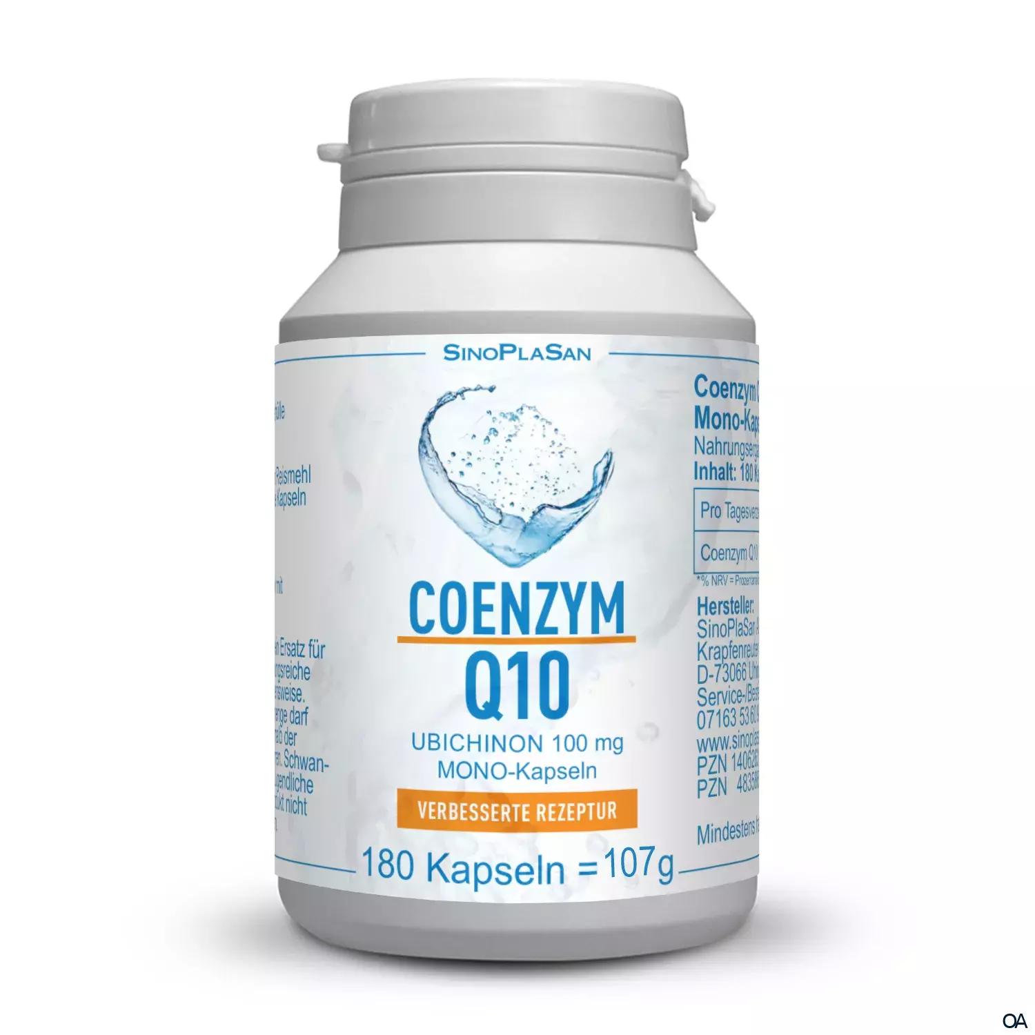 SinoPlaSan Coenzym Q10 100 mg MONO Kapseln