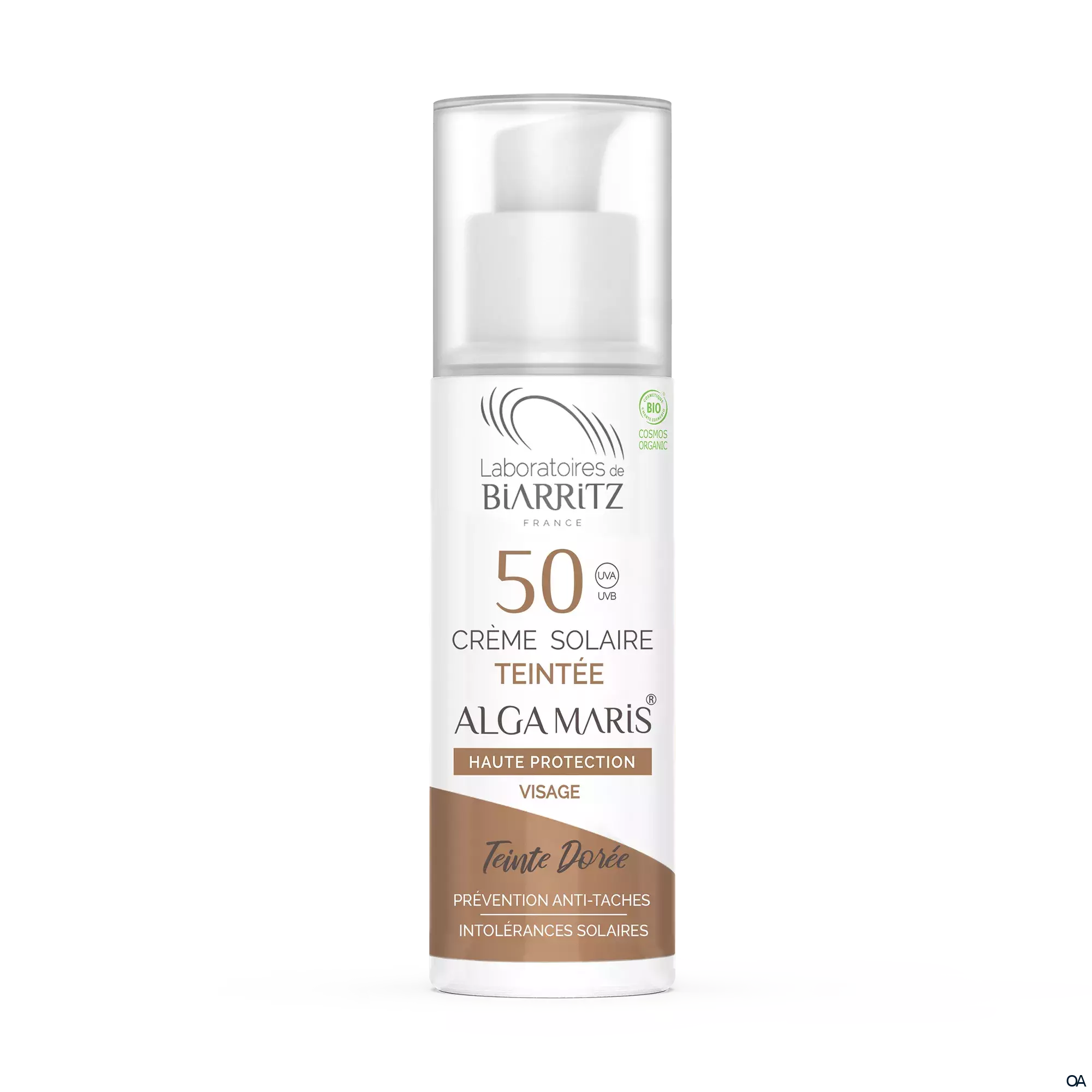 Alga Maris getönte Sonnencreme bio für Gesicht LSF 50 golden LdB Alga Maris getönte Sonnencreme bio für Gesicht LSF 50 golden LdB