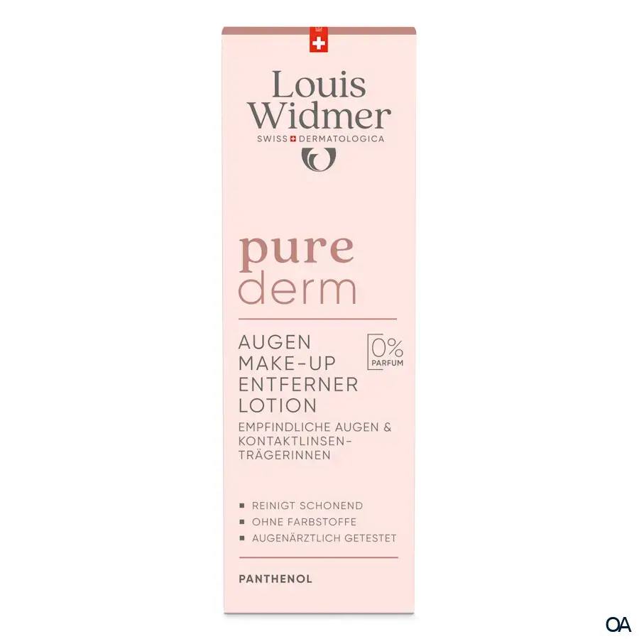 Louis Widmer purederm Augen Make-up Entferner Lotion - ohne Parfum