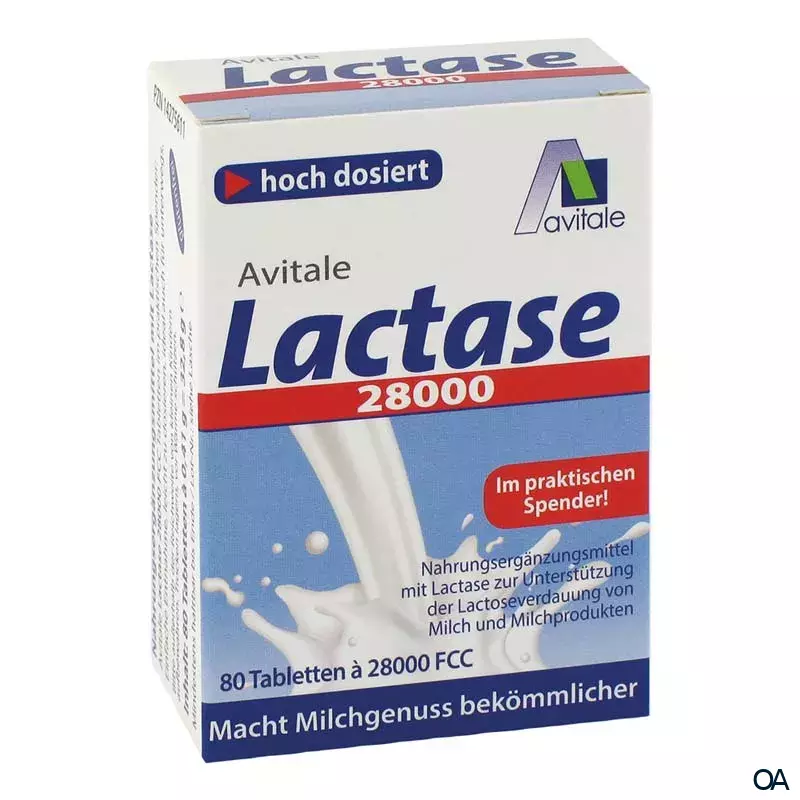 Avitale Lactase 28000 FCC Tabletten Avitale Lactase 28000 FCC Tabletten