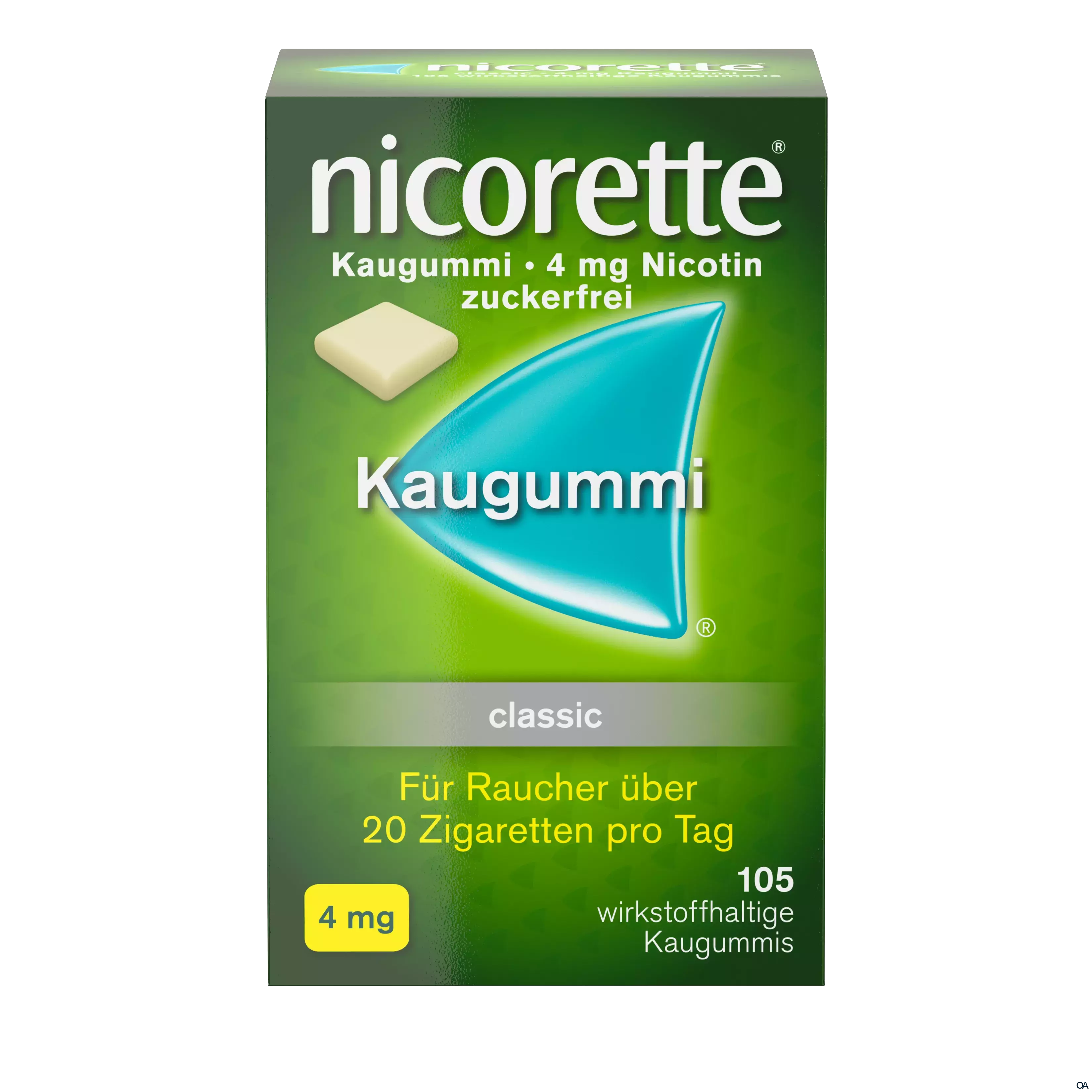 Nicorette® Classic 4 mg - Kaugummi zur Raucherentwöhnung Nicorette® Classic 4 mg - Kaugummi zur Raucherentwöhnung