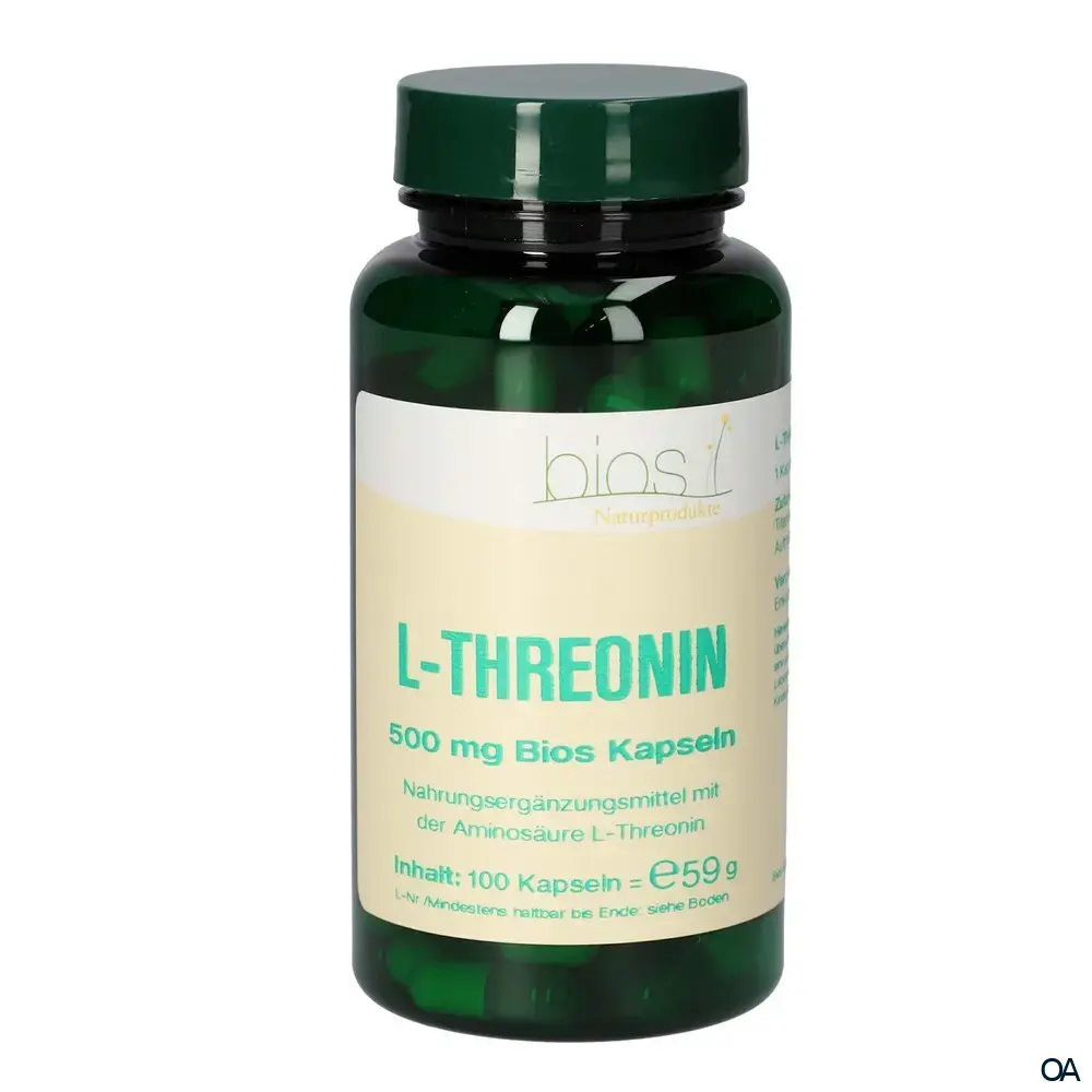 Bios L-Threonin 500 mg Kapseln Bios L-Threonin 500 mg Kapseln