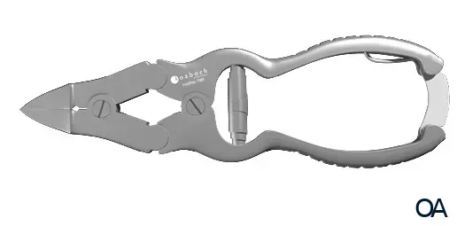 Kozbach Pharma 79R Doppelgelenkzange konkave Schneide, rostfrei, 13 cm Kozbach Pharma 79R Doppelgelenkzange konkave Schneide, rostfrei, 13 cm