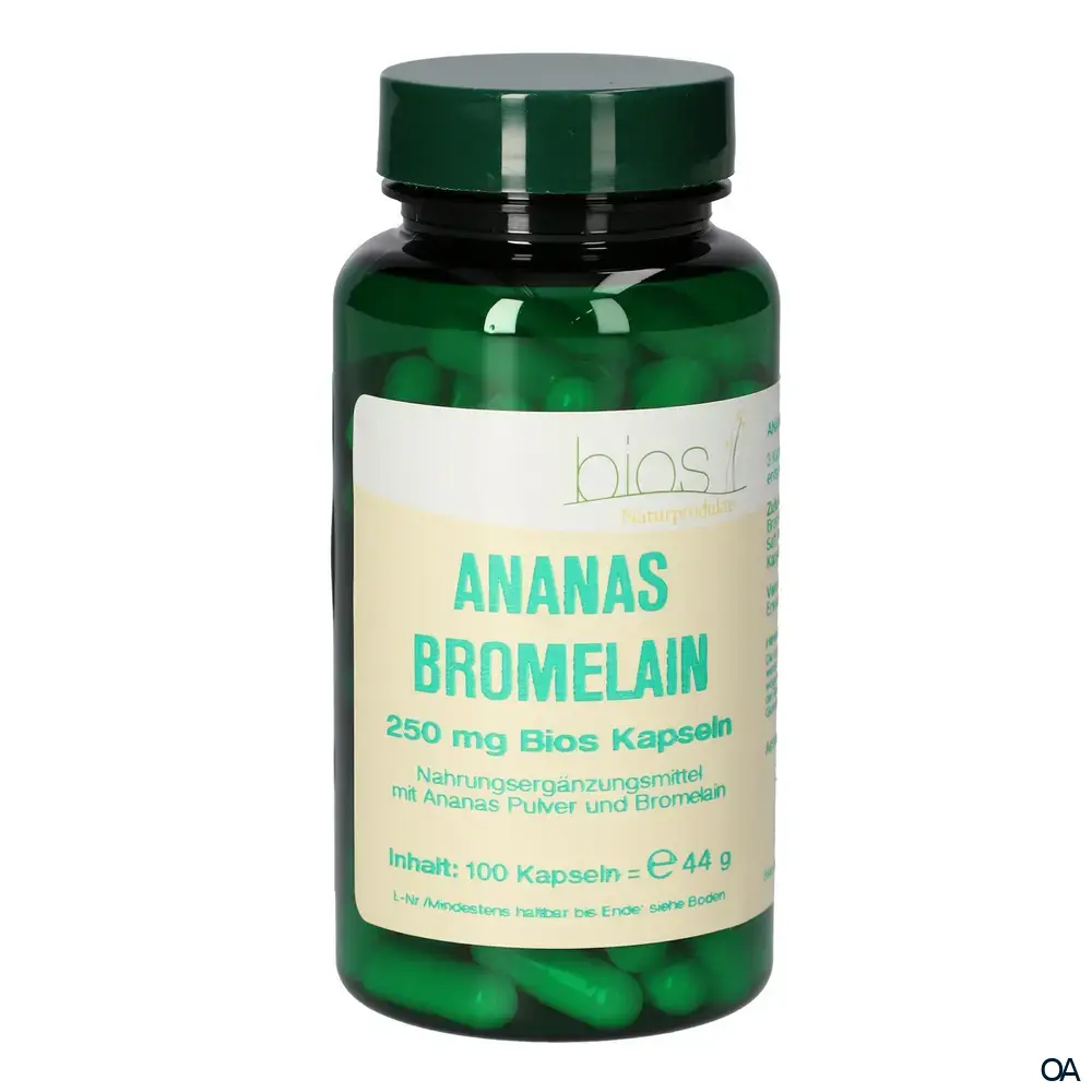 Bios Ananas Bromelain 250 mg Kapseln