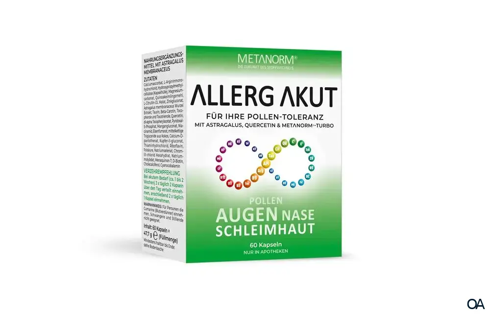 METANORM® ALLERG AKUT Kapseln METANORM® ALLERG AKUT Kapseln