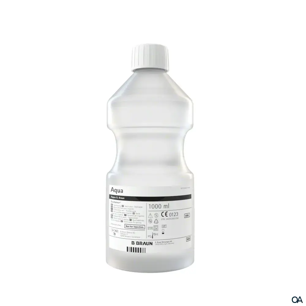 Aqua B. Braun, Ecotainer® Spüllösung 1000 ml Aqua B. Braun, Ecotainer® Spüllösung 1000 ml