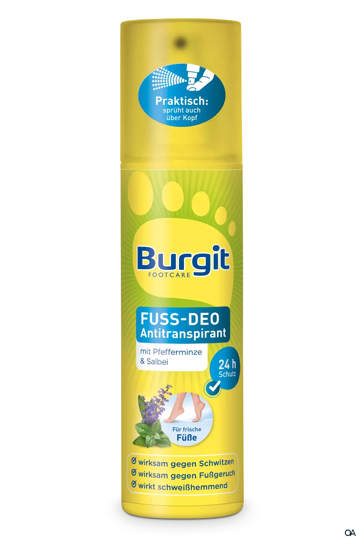 Burgit Footcare Fuß-Deo Antitranspirant Burgit Footcare Fuß-Deo Antitranspirant