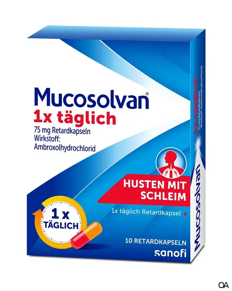 Mucosolvan® 1x täglich 75 mg Retardkapseln Mucosolvan® 1x täglich 75 mg Retardkapseln