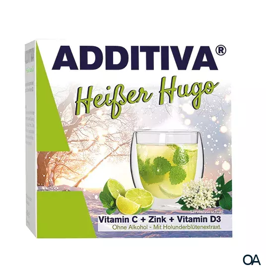 ADDITIVA® Heißer Hugo Heißgetränkepulver 10 g ADDITIVA® Heißer Hugo Heißgetränkepulver 10 g