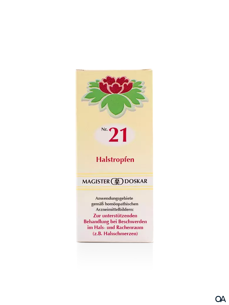 Doskar Tropfen Nr. 21 - Halstropfen Doskar Tropfen Nr. 21 - Halstropfen