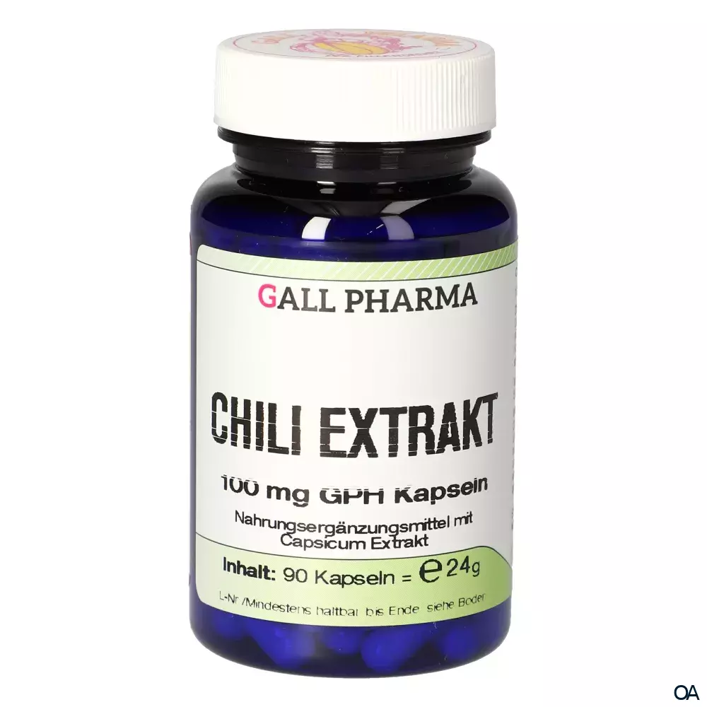 Gall Pharma Chili Extrakt 100 mg Kapseln