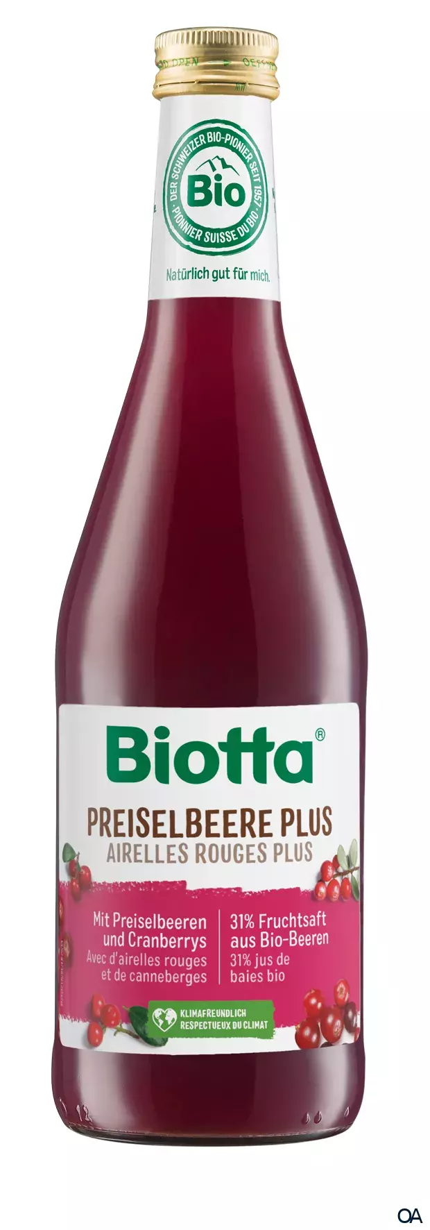 Biotta Preiselbeere plus Saft Bio Biotta Preiselbeere plus Saft Bio