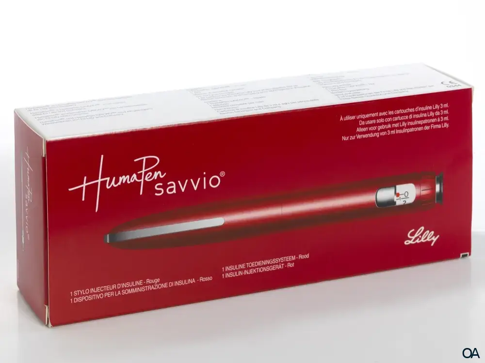 HumaPen SAVVIO® Insulin-Injektionsgerät - Rot