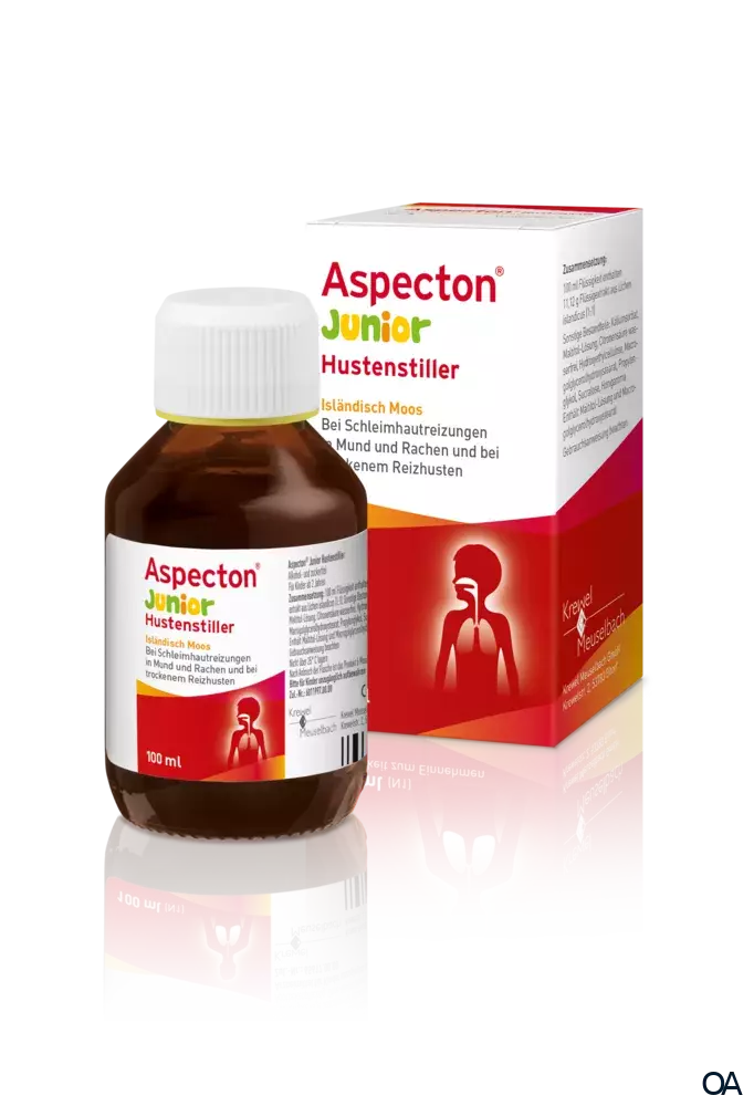 Aspecton® Junior Hustenstiller Isländisch Moos  Aspecton® Junior Hustenstiller Isländisch Moos