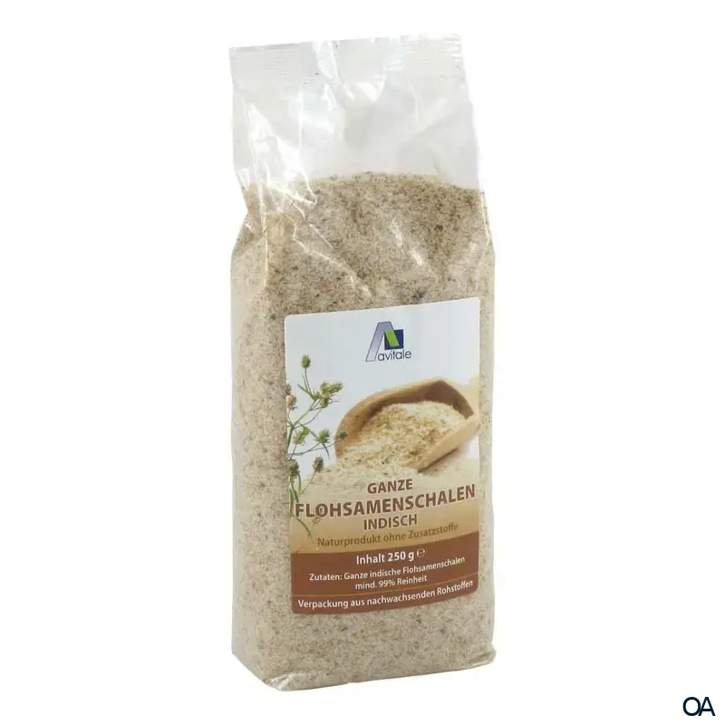 Avitale Ganze Flohsamenschalen aus Indien
