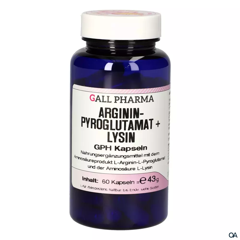 Gall Pharma Argininpyroglutamat + Lysin Kapseln