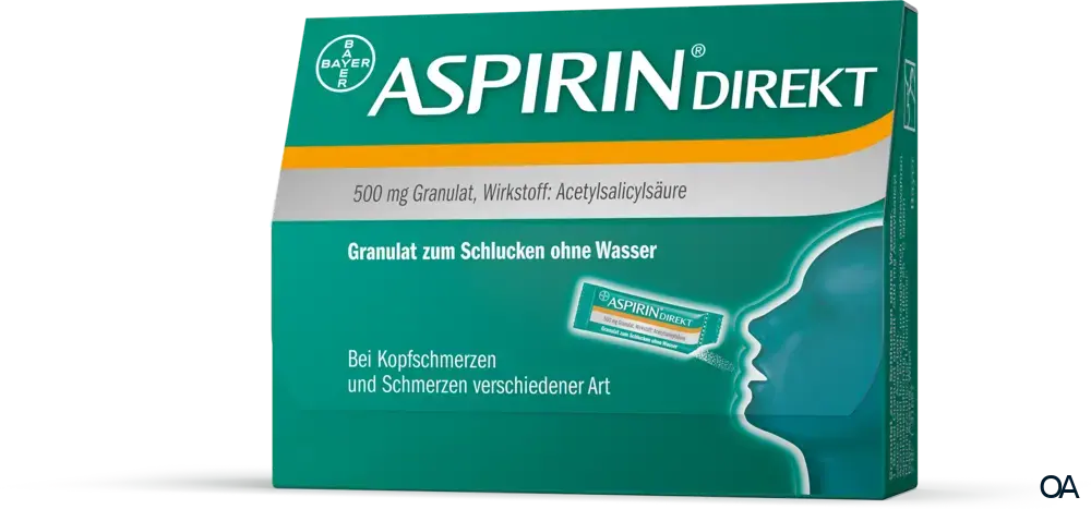 Aspirin® Direkt 500 mg Granulat Aspirin® Direkt 500 mg Granulat