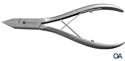 Kozbach Pharma 90R Eckenzange, Doppelfeder gerade Schn., spitz, durchgestreckt, rostfrei, 13 cm Kozbach Pharma 90R Eckenzange, Doppelfeder gerade Schn., spitz, durchgestreckt, rostfrei, 13 cm