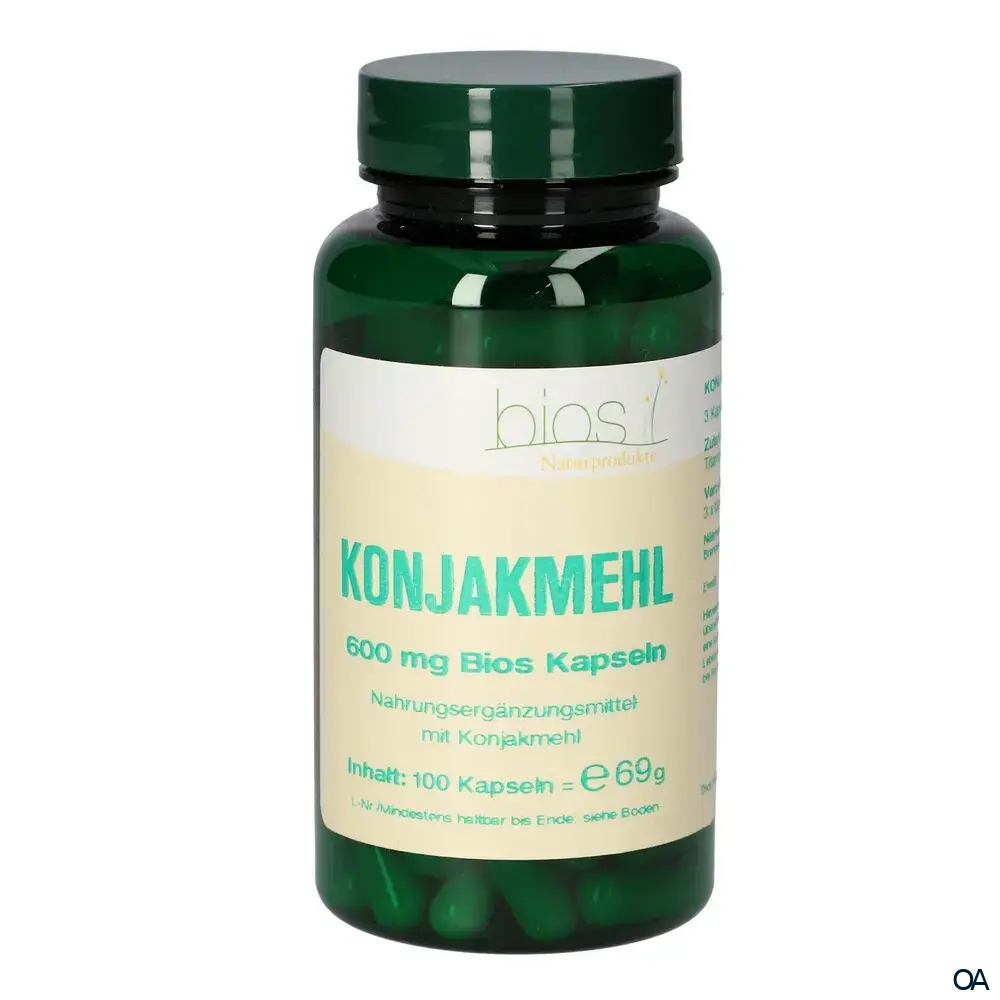 Bios Konjakmehl 600 mg Kapseln Bios Konjakmehl 600 mg Kapseln