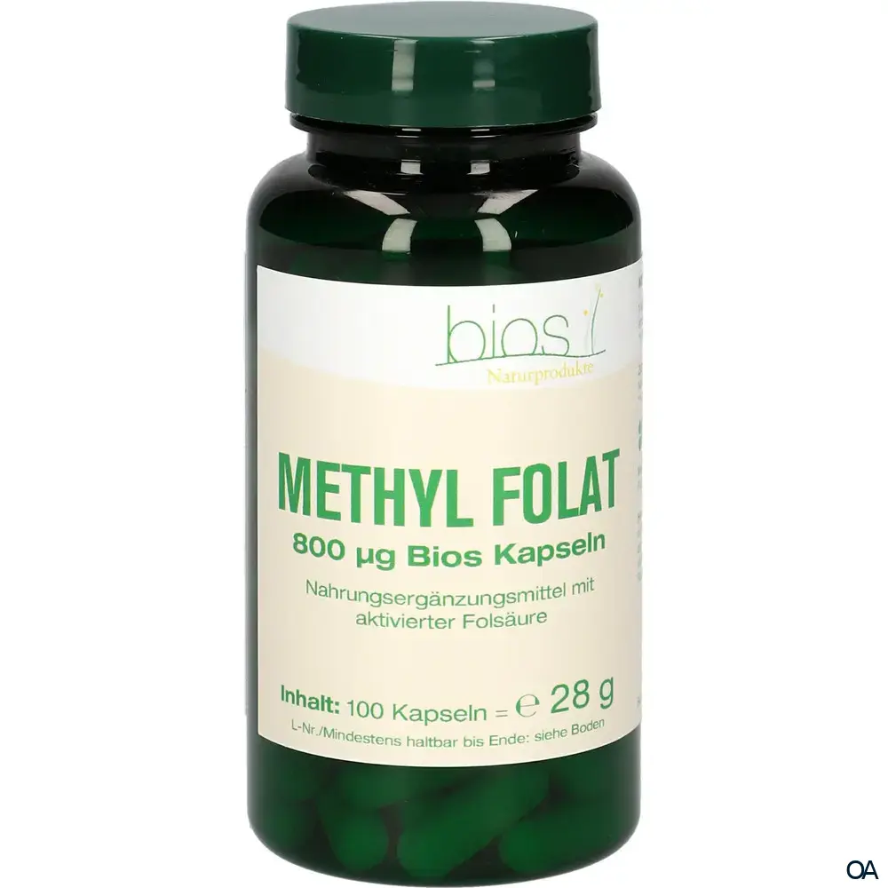 Bios Methyl Folat 800 mcg Kapseln