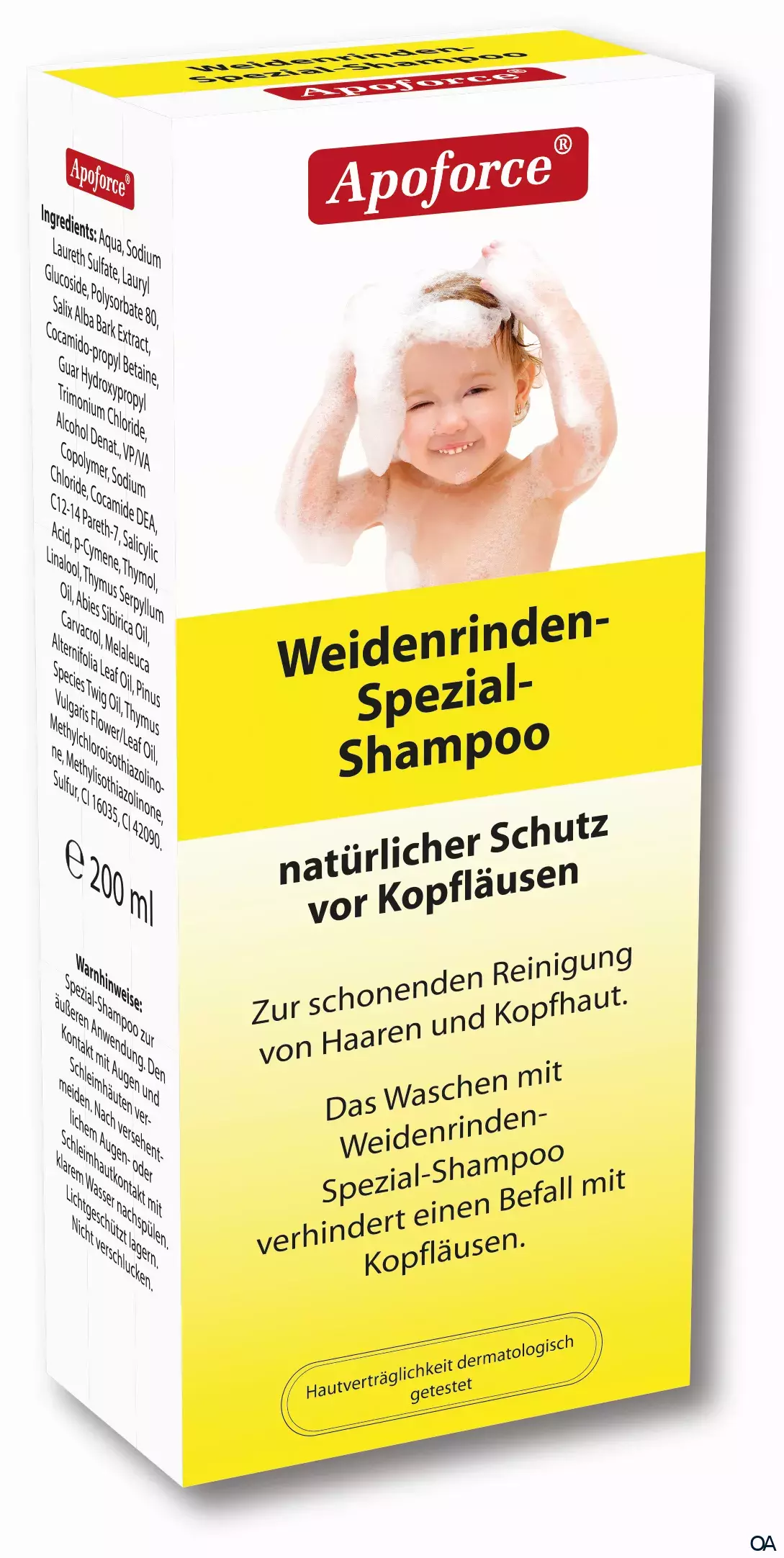 Apoforce® Weidenrinden-Spezial-Shampoo Apoforce® Weidenrinden-Spezial-Shampoo