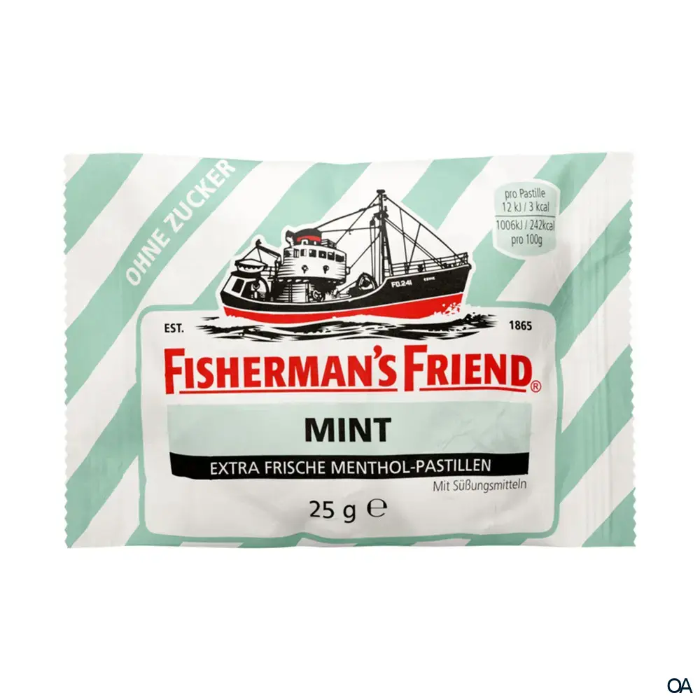 Fisherman's Friend Mint Pastillen ohne Zuckerzusatz
