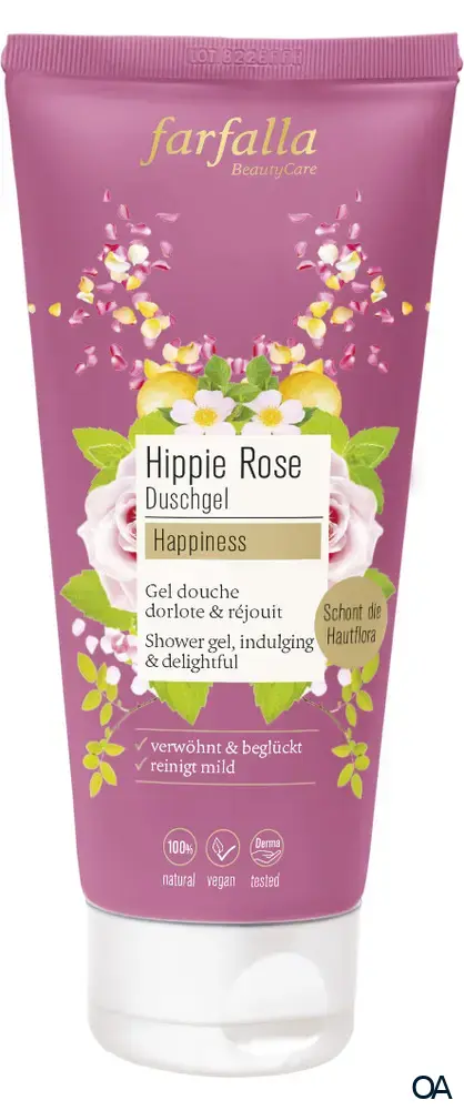 Farfalla Hippie rose Happiness, Duschgel