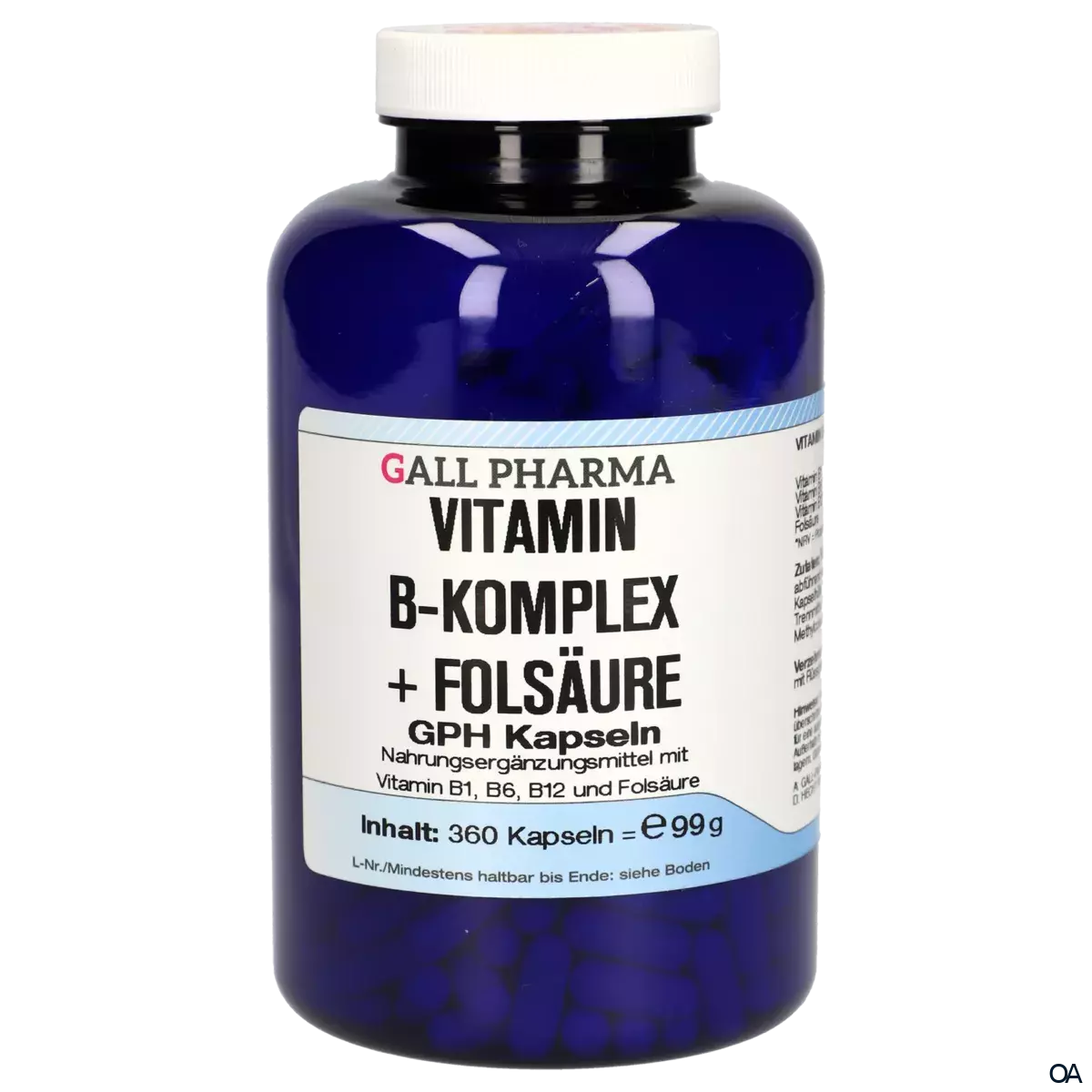 Gall Pharma Vitamin B Komplex + Folsäure Kapseln