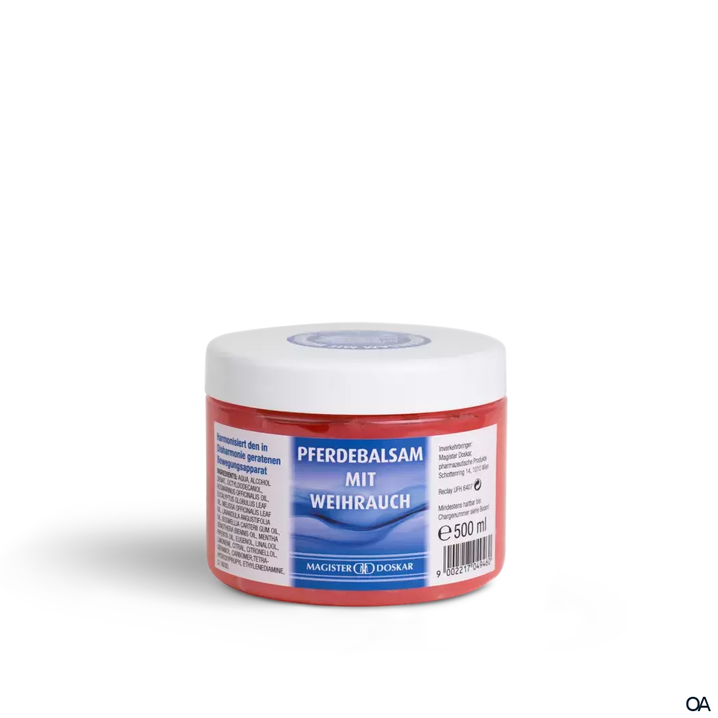 Magister Doskar Pferdebalsam mit Weihrauch