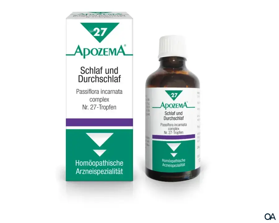 Apozema® Schlaf und Durchschlaf Passiflora incarnata complex Nr. 27 Tropfen zum Einnehmen
