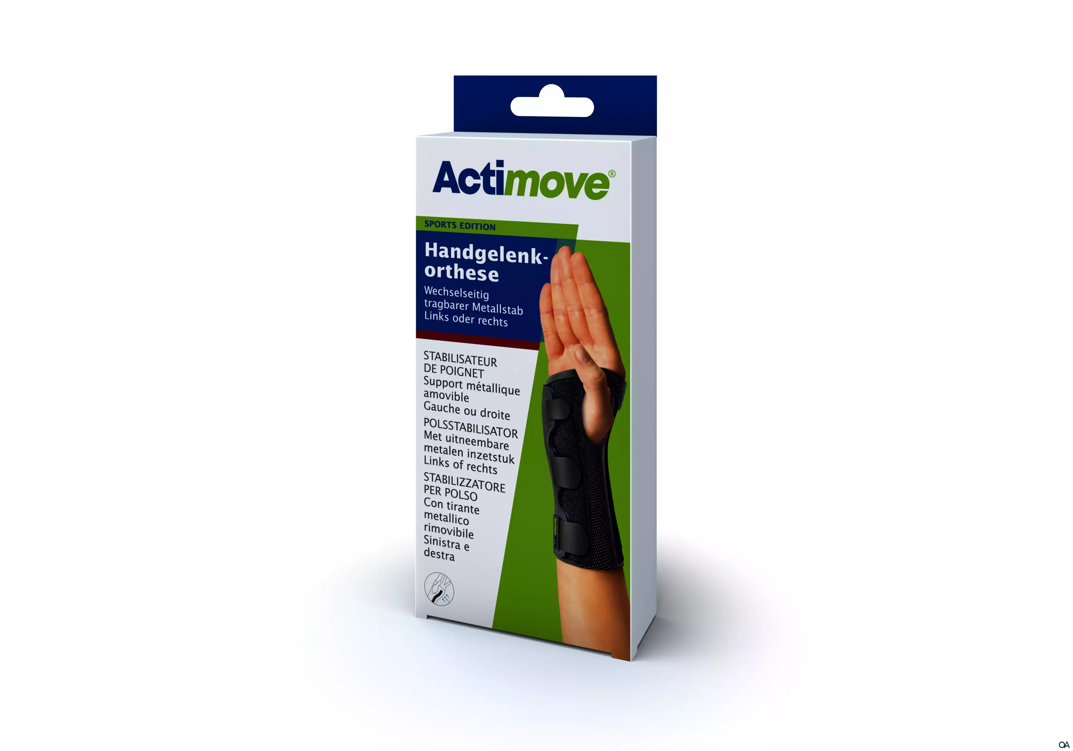 Actimove® Sport Edition Handgelenkorthese Wechselseitig Größe L/XL