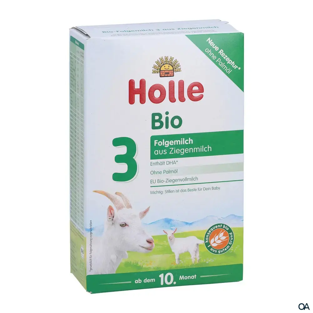 Holle Bio-Folgemilch 3 aus Ziegenmilch Pulver