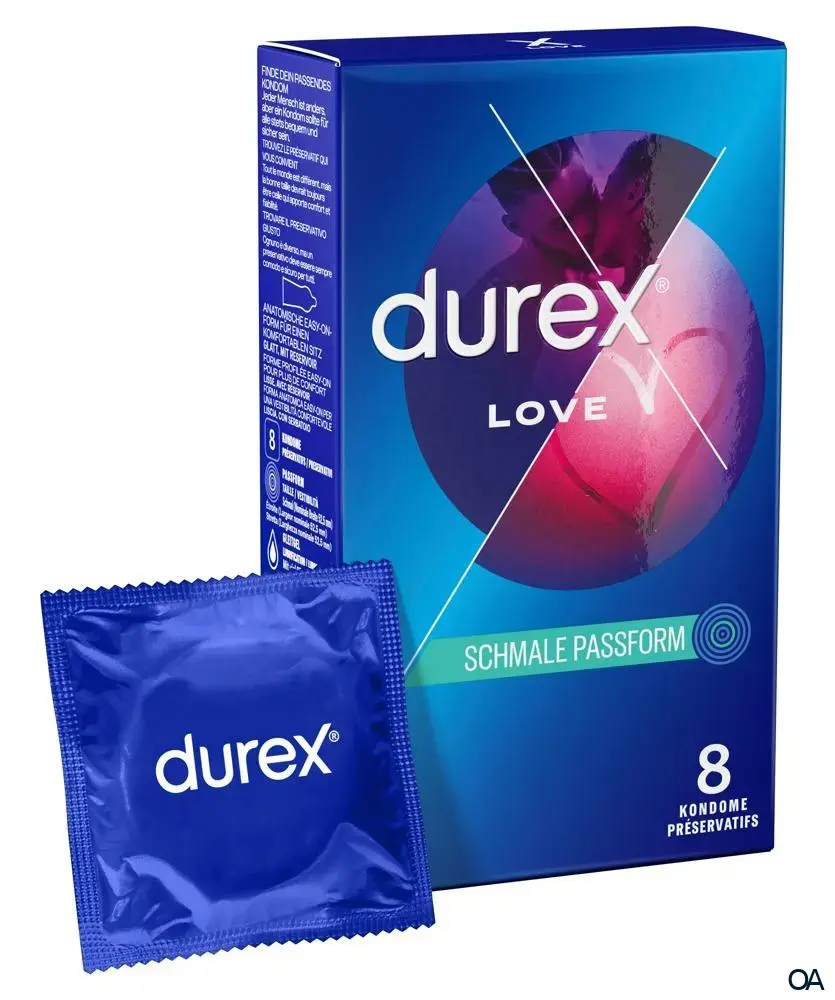 Durex Love Kondome, Ø 52mm, 195mm