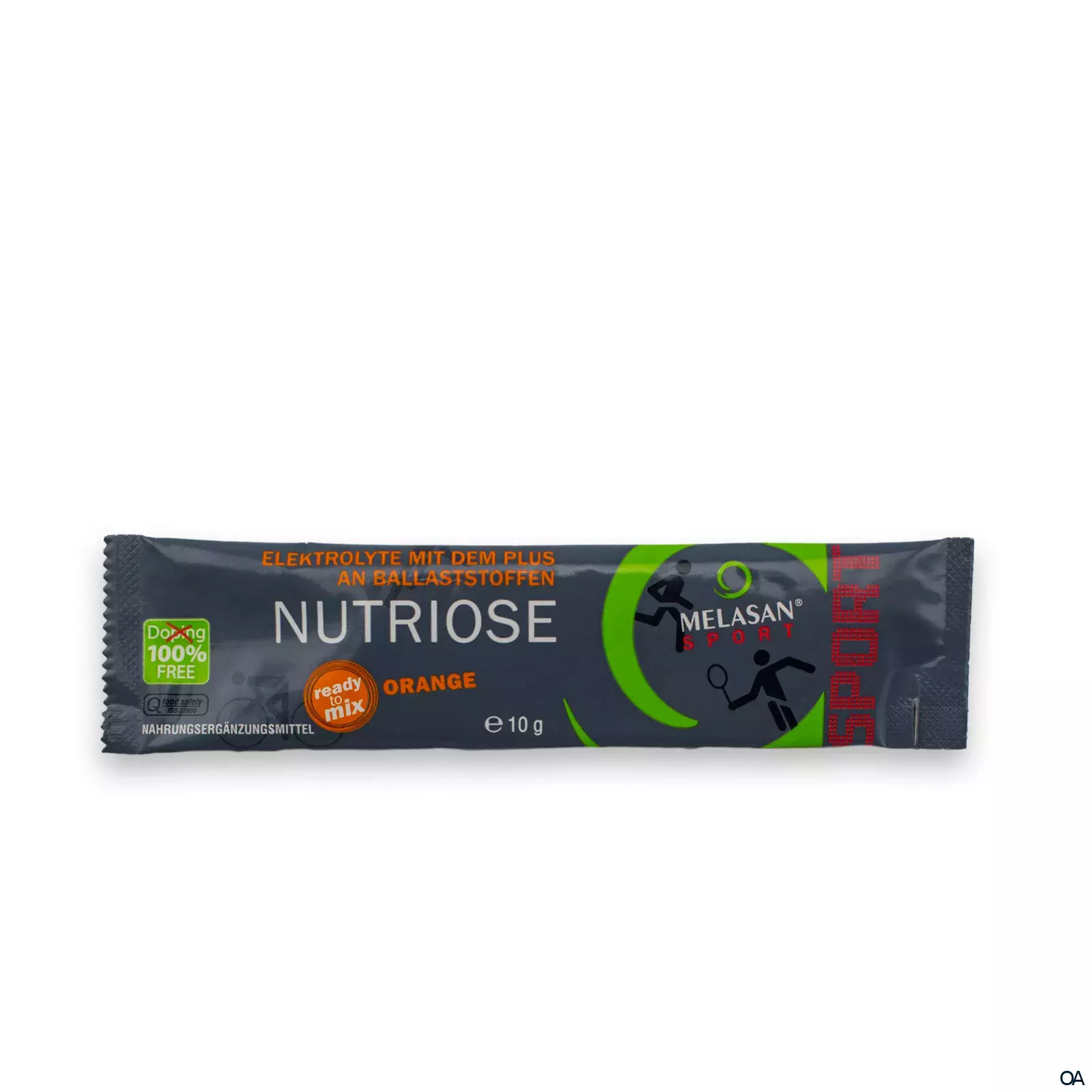 Melasan Sport Sportgetränk mit Nutriose Pulver-Sticks Orange 10 g