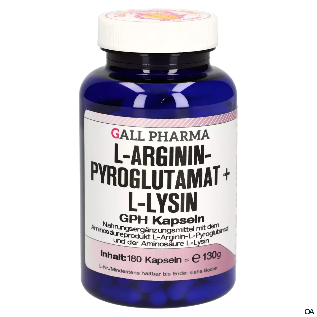 Gall Pharma L-Argininpyroglutamat + L-Lysin Kapseln