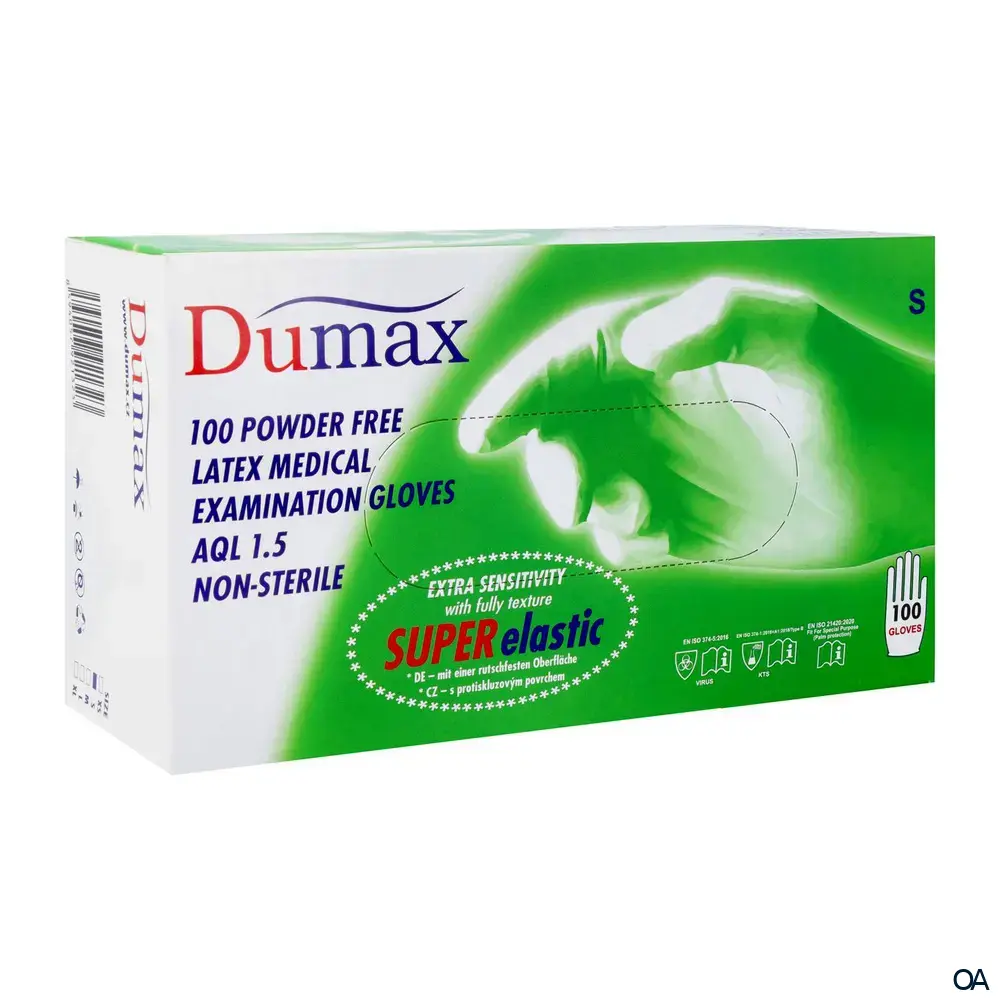 Dumax Latex Untersuchungshandschuhe puderfrei Dumax Latex Untersuchungshandschuhe puderfrei