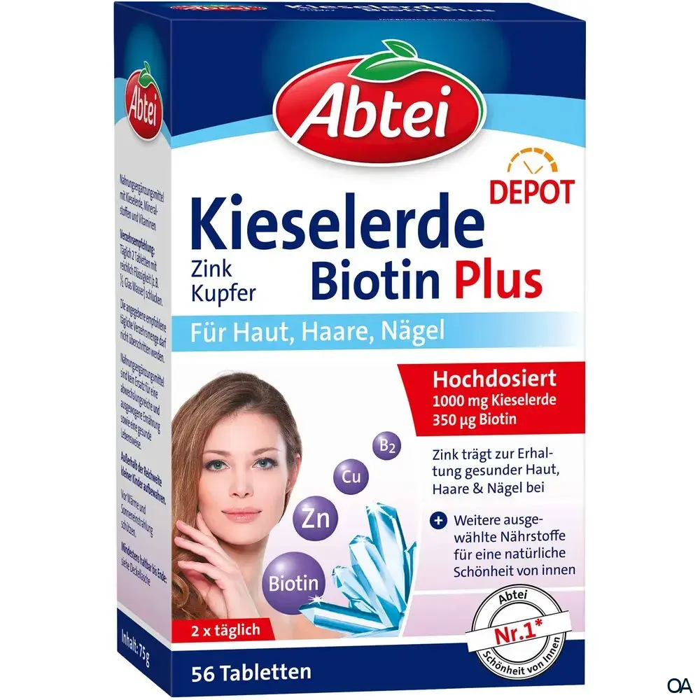 Abtei Kieselerde Biotin Plus Tabletten Abtei Kieselerde Biotin Plus Tabletten