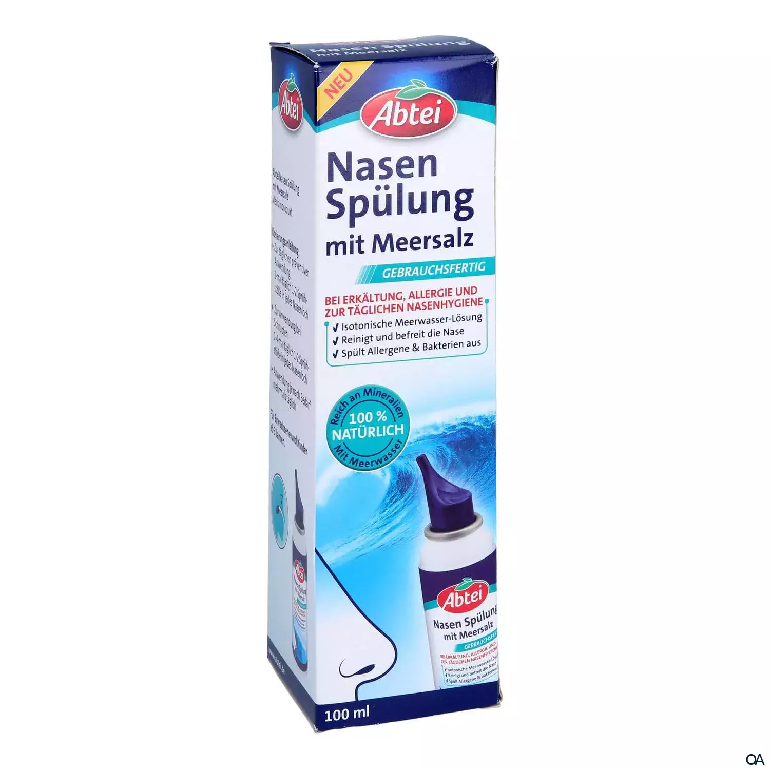 Abtei Nasen Spülung mit Meersalz Abtei Nasen Spülung mit Meersalz