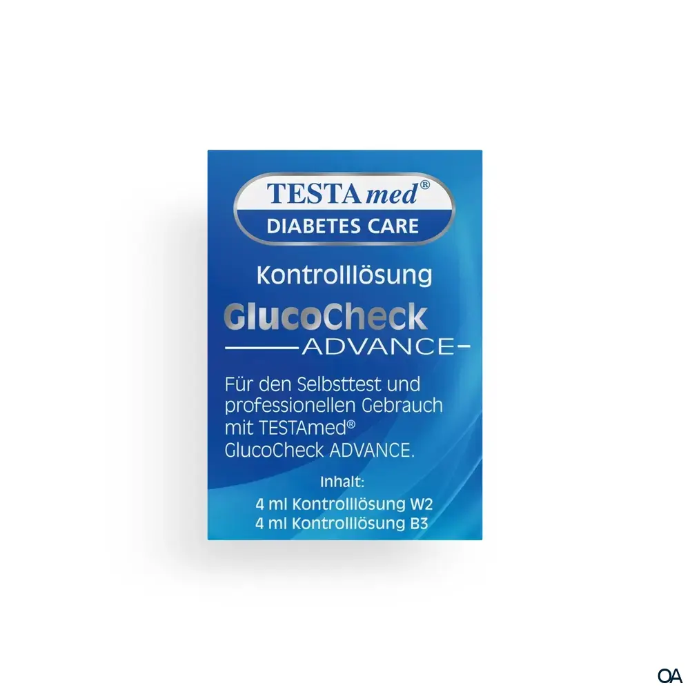 TESTAmed® DIABETES CARE GlucoCheck Advance Kontrolllösung TESTAmed® DIABETES CARE GlucoCheck Advance Kontrolllösung