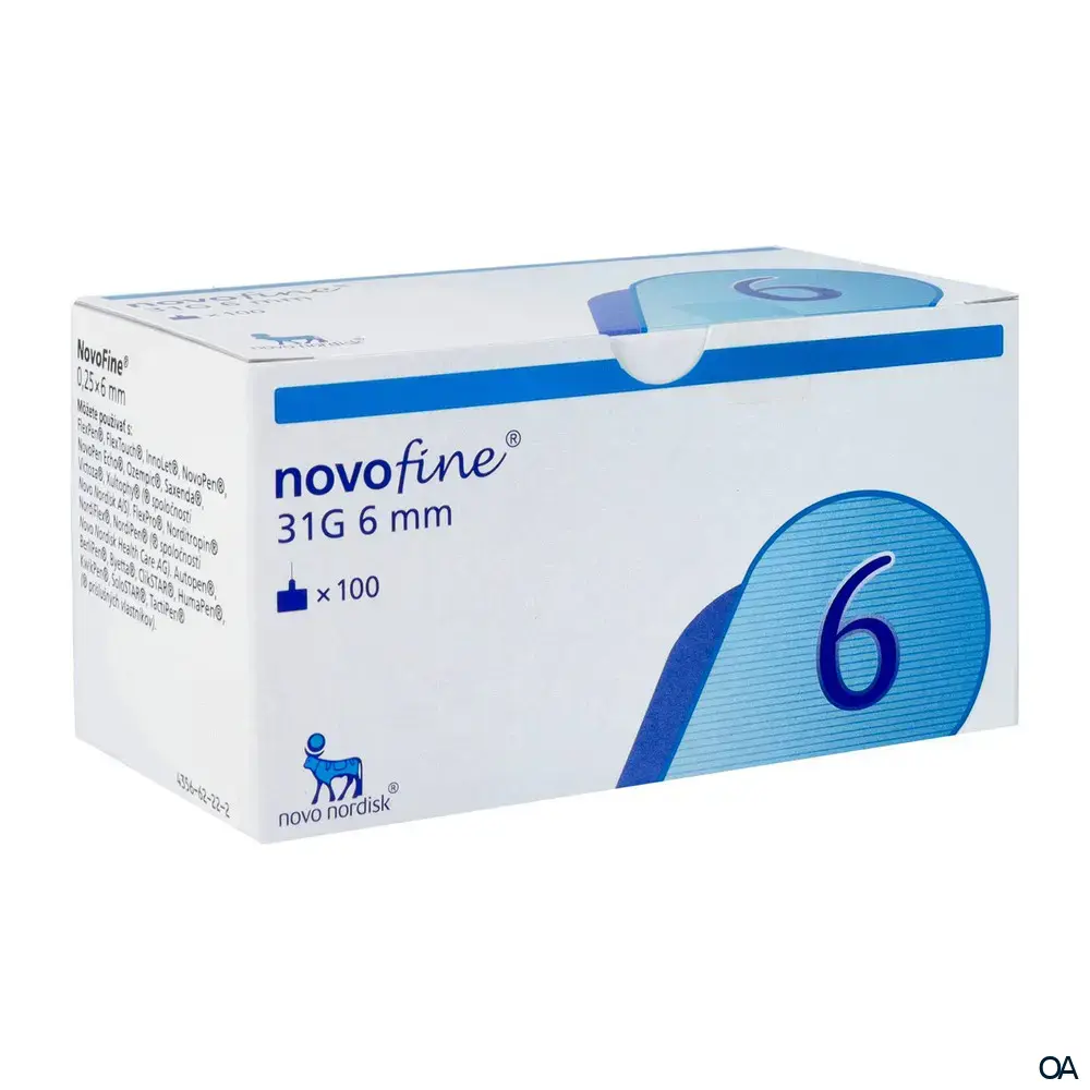 NovoFine® Insulinpen-Nadeln 31 G (0,25 x 6 mm)