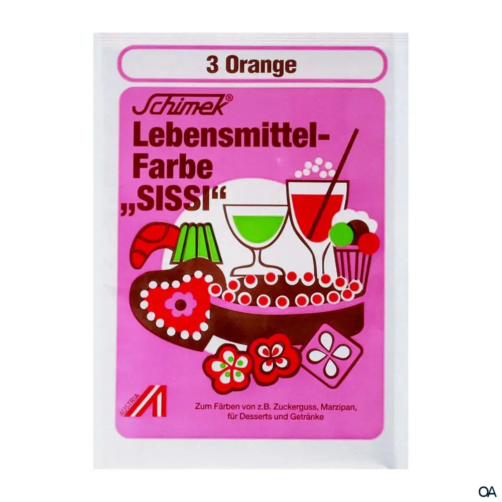 Schimek® Lebensmittelfarbe "Sissi" - 3 Orange Schimek® Lebensmittelfarbe "Sissi" - 3 Orange